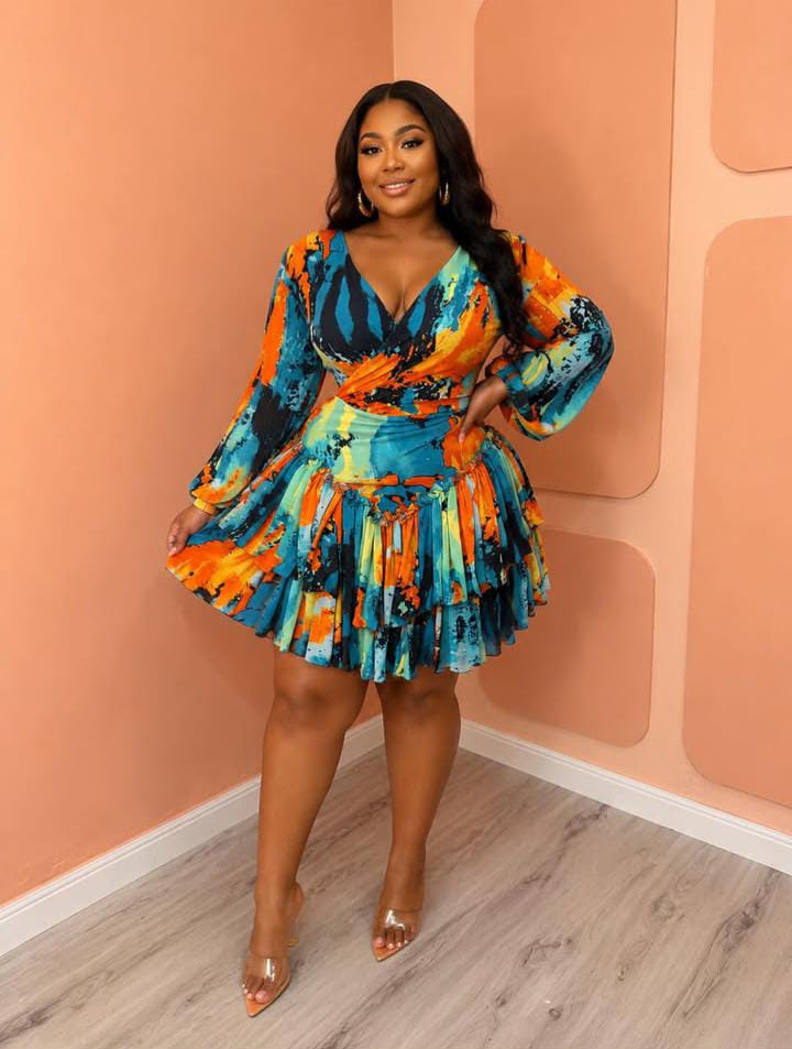 Multi-Colour Summer Dress By ZIPPORAH
