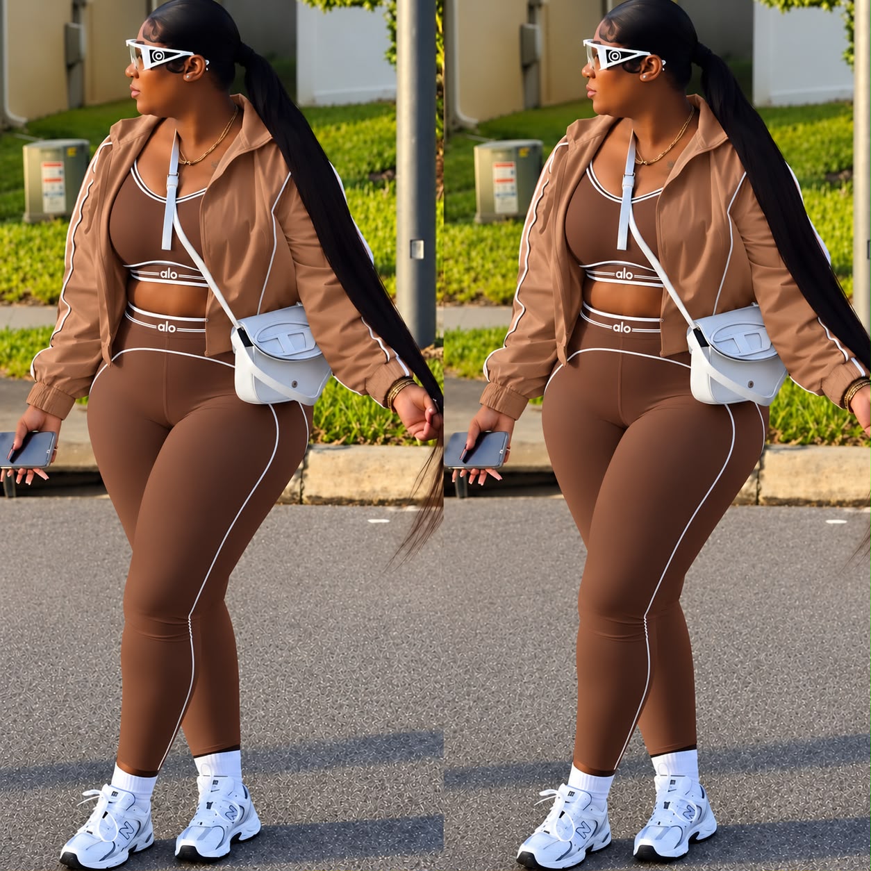 3 Piece Alo Set By ZIPPORAH — view 3