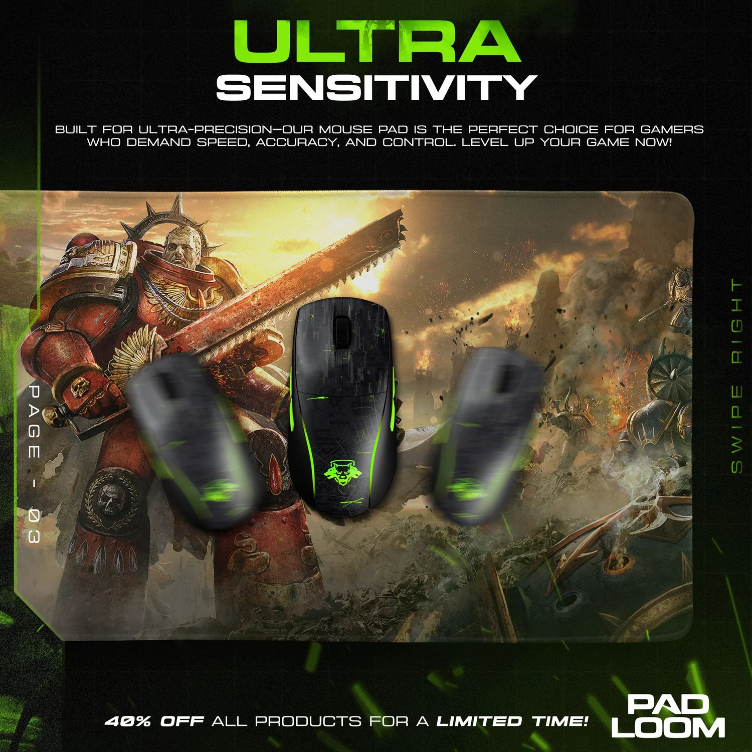 Gamers Battlegrounds Mousepads 80cm By 30cm — view 3