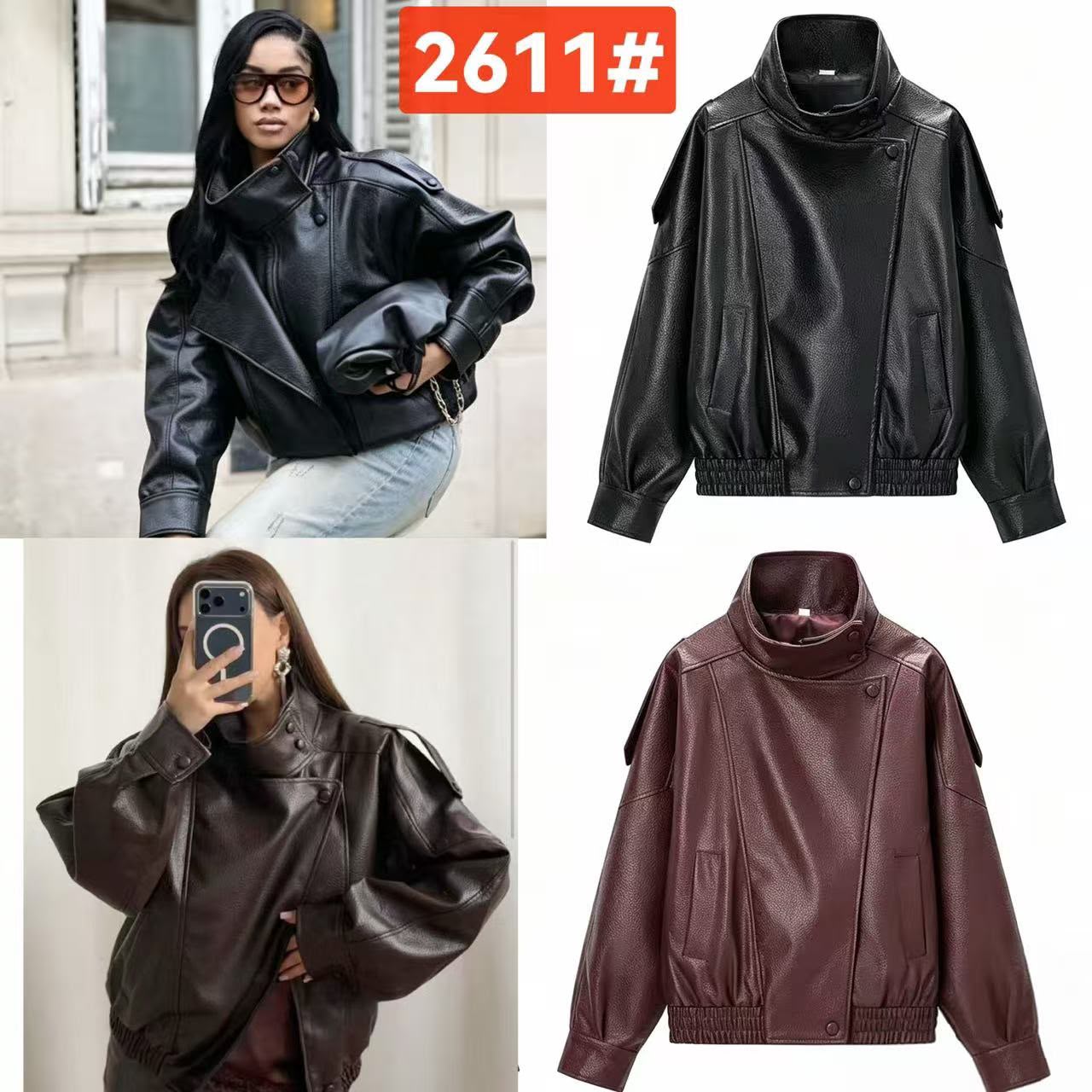 Lady Leather Jacket By ZIPPORAH