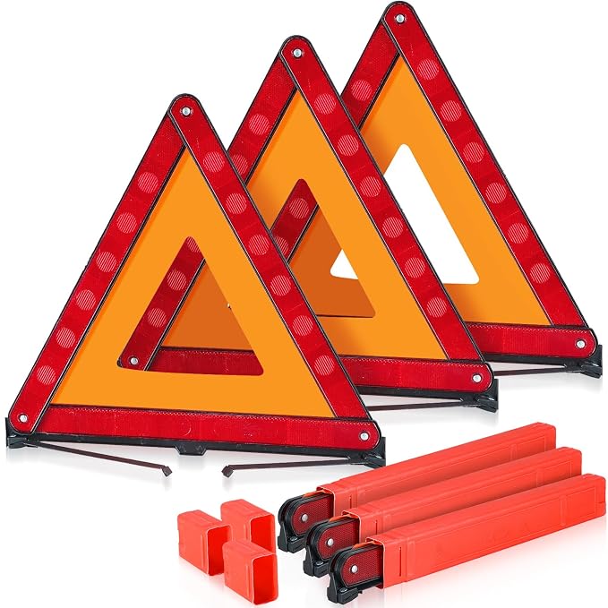 Foldable Reflective Emergency Warning Triangle