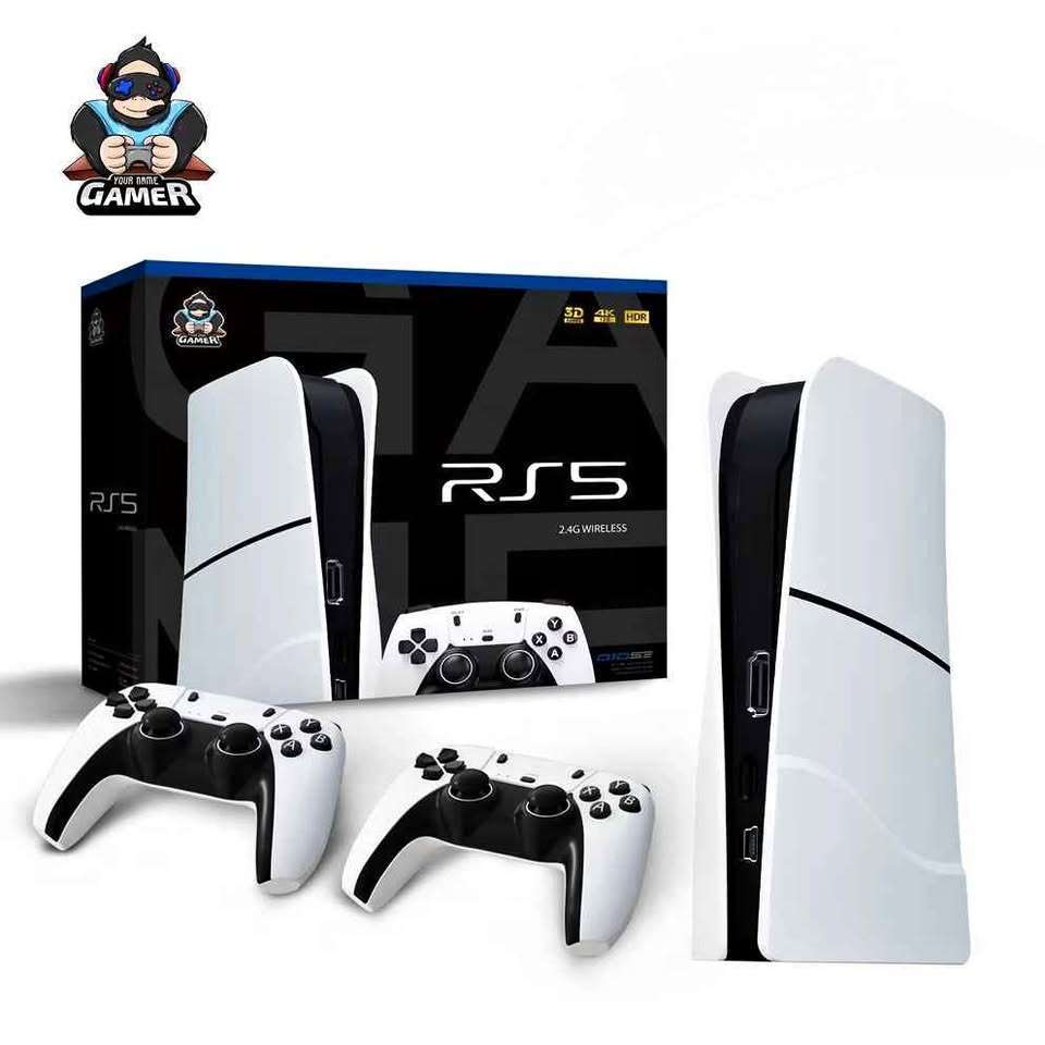 RS5 TV Game Console  4K Retro for PC, Android, TV GamesXYY with Dual pad