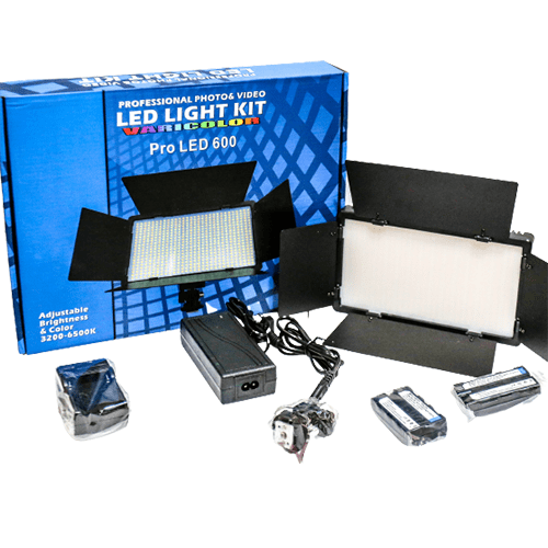 Professional Photo & Video LED Light Kit Pro LED 600 – Kenya