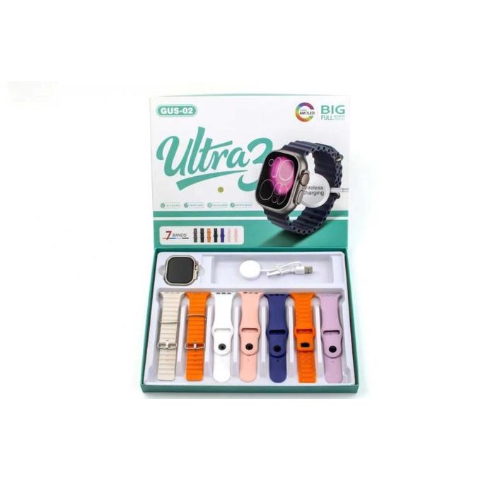 Smart watches with AMOLED Display and 7 straps for weekly outfit matching — view 2