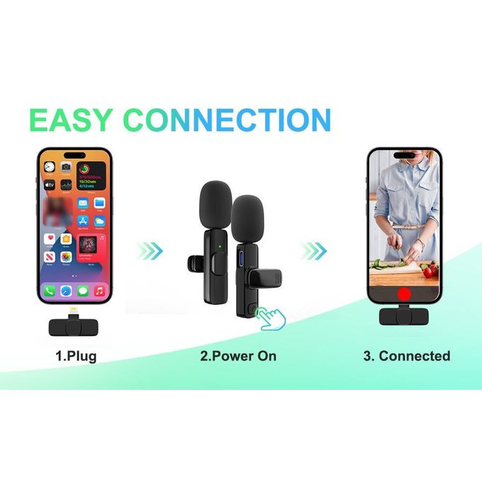 Wireless lavalier microphone — view 2